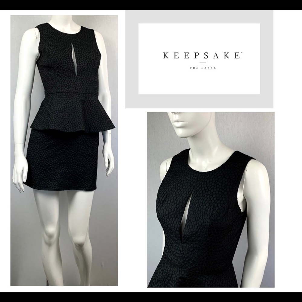 Keepsake the label Little Black Busty Mini Dress